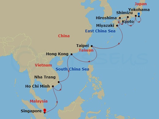 16-night East Asian Reflections Voyage