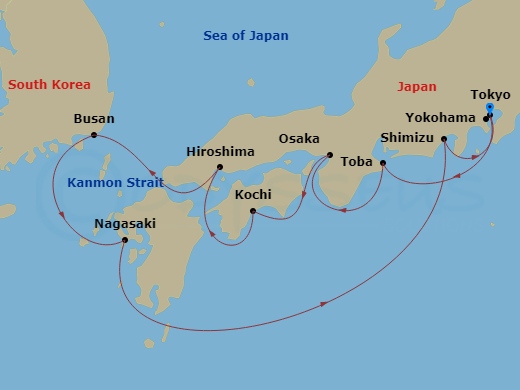 10-night Japan Explorer Cruise