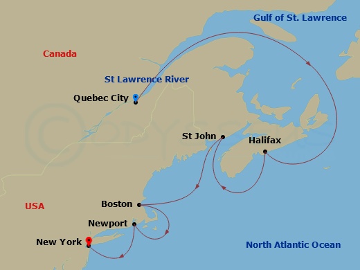 8-night Canada & New England Cruise