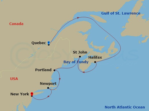 8-night Canada & New England Cruise