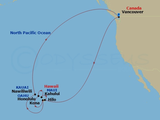 17-night Circle Hawaii Cruise