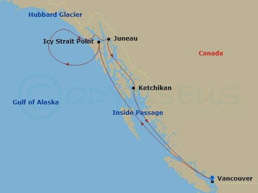 7-night Alaska Hubbard Glacier Cruise