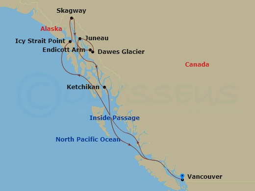 7-night Alaska Cruise