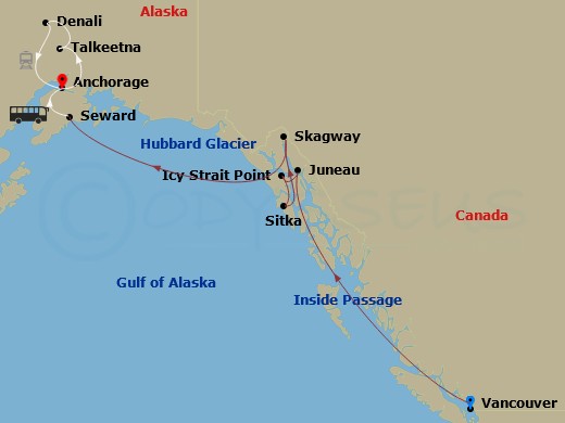 10-night Family Tundra Express Post-Cruise Cruisetour #9A