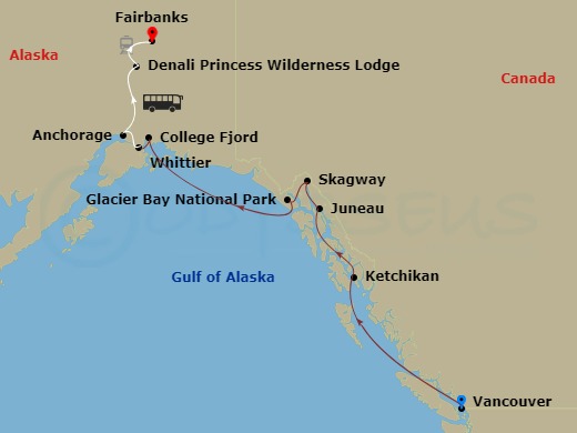 12-night Denali Explorer Cruisetour #JA5