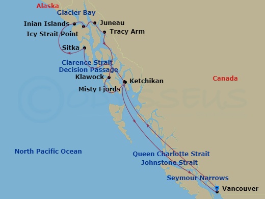 10-night Alaska Fjords Odyssey Cruise