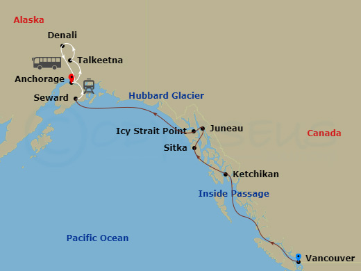 9-night Denali Express Cruisetour #11A