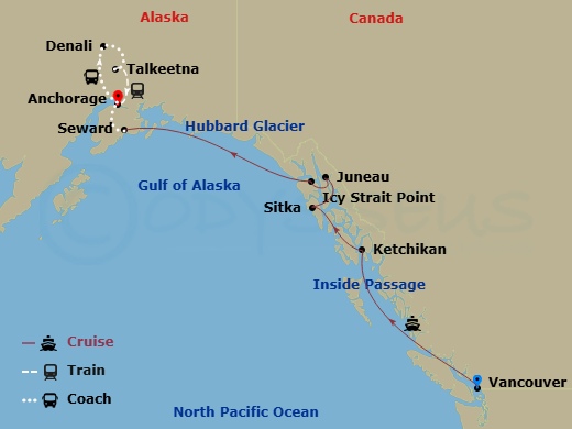 9-night Denali Express Cruisetour #11A