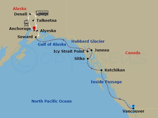 11-night Alaska Wildlife Encounter Cruisetour #3A