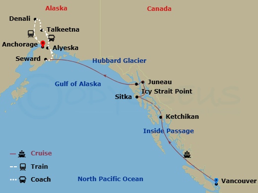 11-night Alaska Wildlife Encounter Cruisetour #3A