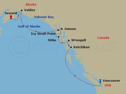 10-night Alaska & The Inside Passage Cruise 