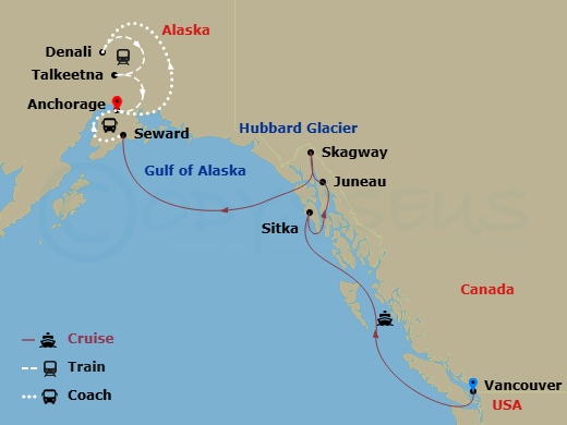 9-night Destination Denali Cruisetour #11A