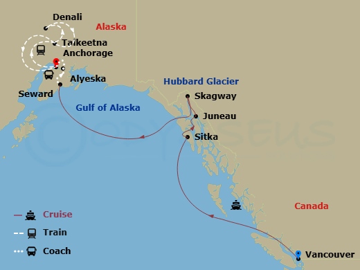 10-night Alaska Wildlife Express Cruisetour #1A