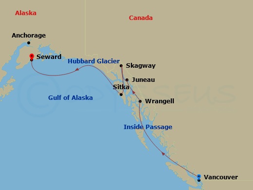 7-night Glacial Wonders in Alaska Cruise