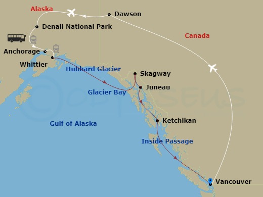 14-night Denali & Yukon Cruisetour Y2L