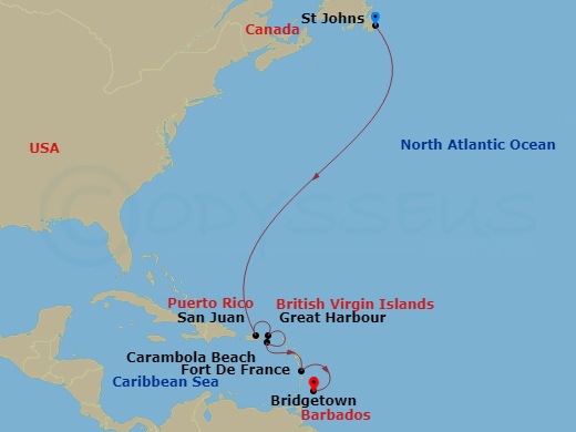 10-night Autumn Atlantic Migration Cruise